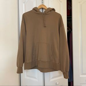 TNA ARITZIA cozy fleece boyfriend hoodie